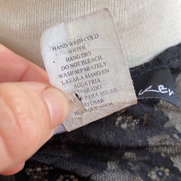 Vintage Tops Vintage Ellen Parker Lace Crop Tie Front Top Poshmark